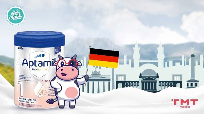 Giới thiệu nguồn gốc thương hiệu sữa Aptamil Đức