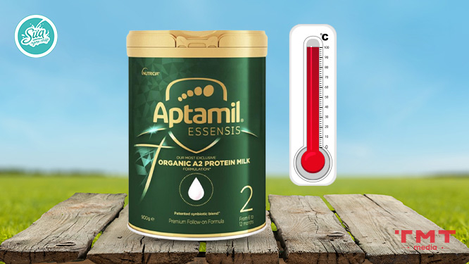 Sữa aptamil essensis số 2 pha nhiệt độ bao nhiêu 