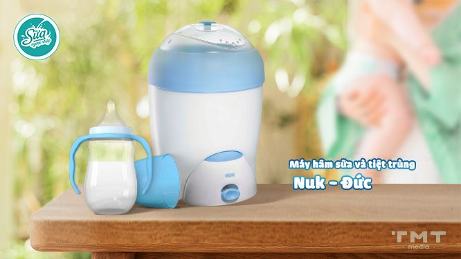 Nuk - Nhãn hiệu máy khử khuẩn bình sữa nổi tiếng Đức