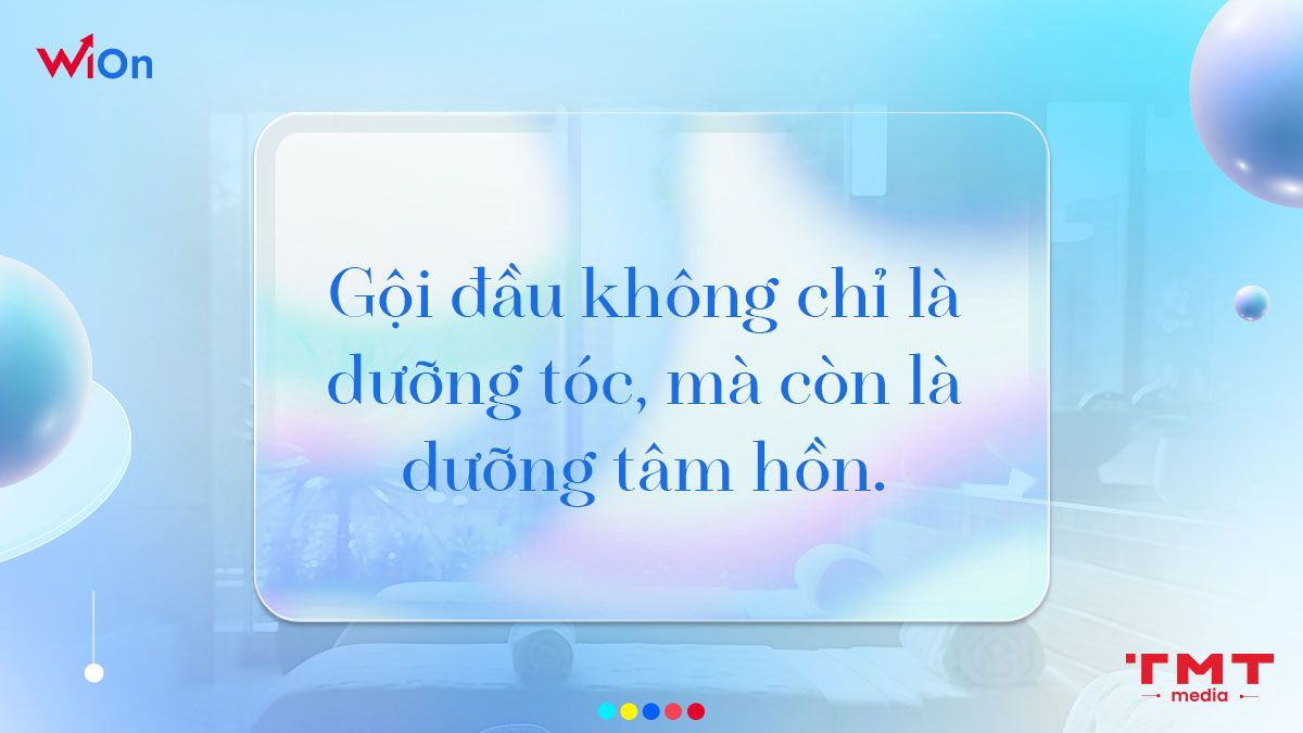 Những stt về gội đầu dưỡng sinh hay