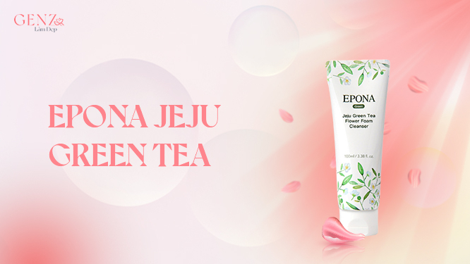 Sữa rửa mặt dành cho da khô Epona Jeju Green Tea