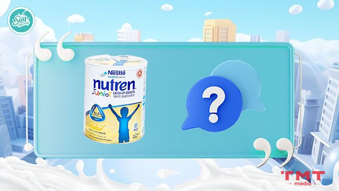 Câu hỏi liên quan về sữa Nutren Junior
