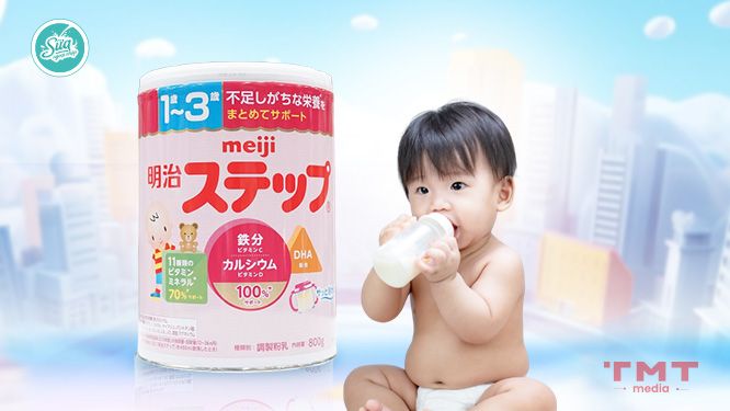 Sữa Meiji bao nhiêu tuổi dùng được