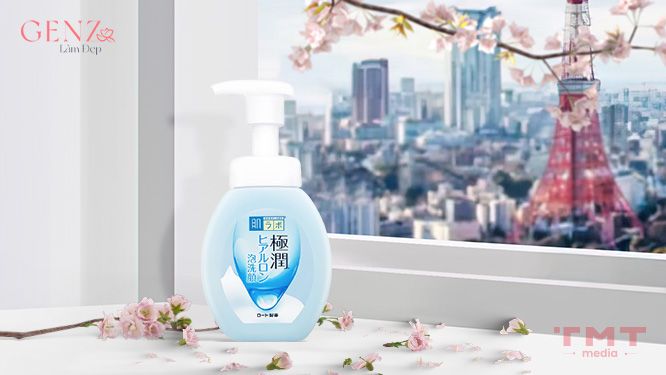 Sữa rửa mặt  Hada Labo dành cho da dầu của Nhật Gokujyun Foaming Cleanser 