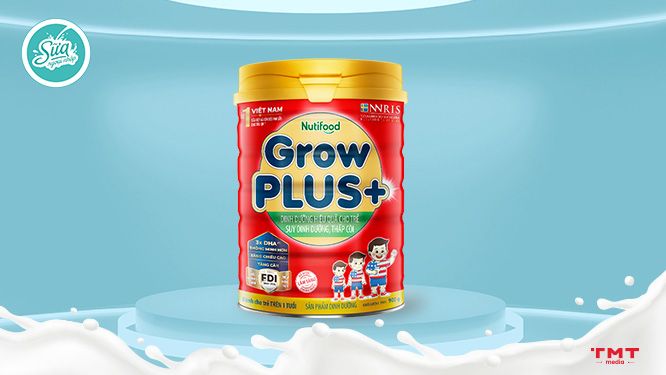 Sữa tăng cân Nutifood Grow Plus + cho trẻ suy dinh dưỡng