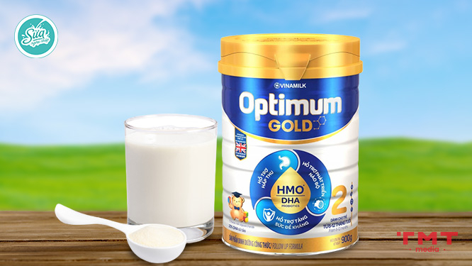 Cách pha sữa Optimum Gold số 2 đúng chuẩn