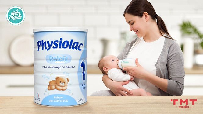 Sữa nhập khẩu tốt nhất cho trẻ sơ sinh Physiolac số 1