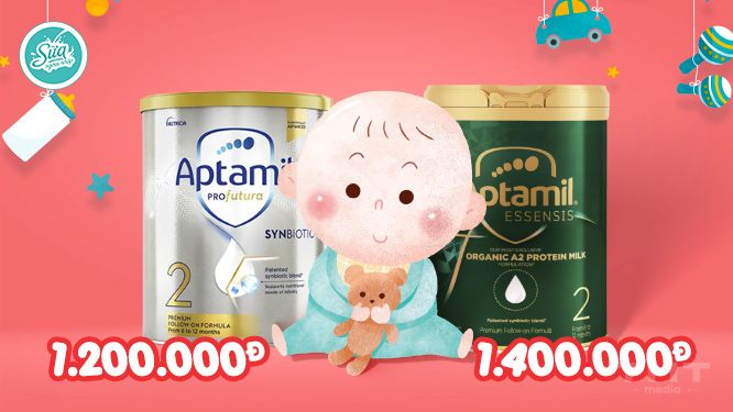 Giá sữa Aptamil úc số 2