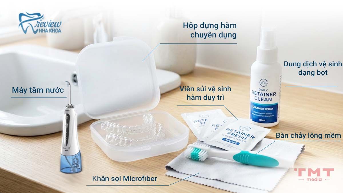 Bộ vệ sinh hàm duy trì gồm những gì?