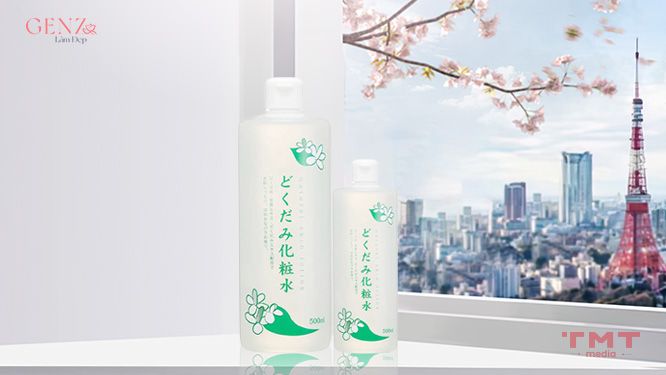 Nước hoa hồng diếp cá của Nhật cho da dầu Chinoshio Dokudami Natural Skin Lotion