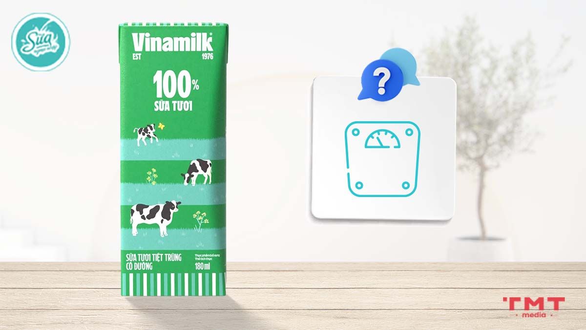 Sữa tươi Vinamilk có tăng cân không?