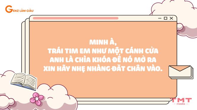 Những bài thơ thả thính tên Minh