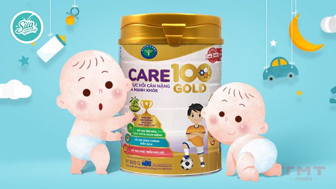 Care 100 Gold Grow đặc trị cho trẻ biếng ăn, thấp còi