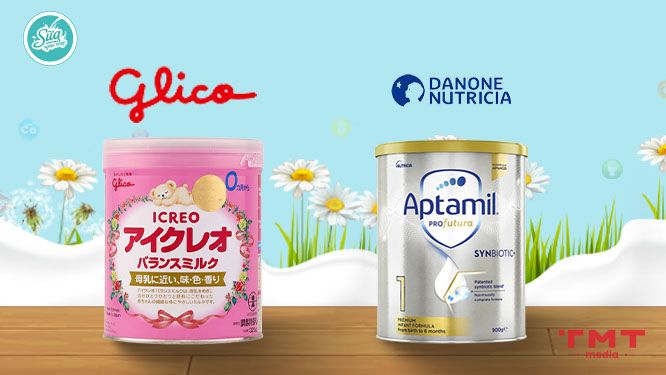 Đôi nét thương hiệu sữa công thức Glico và Aptamil