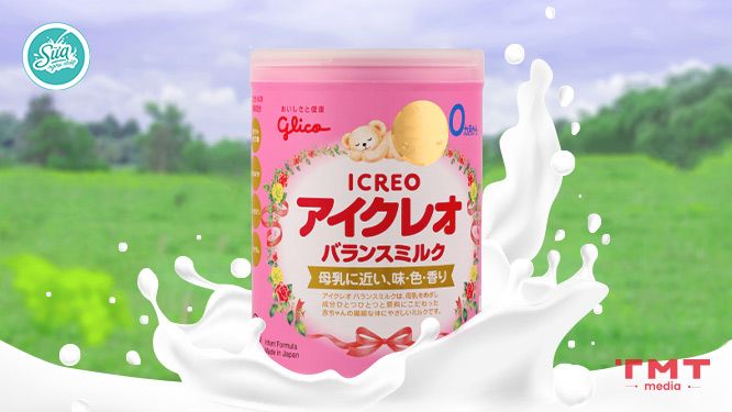 Sữa Glico Icreo Balance số 0 hỗ trợ tăng cân cho trẻ sơ sinh