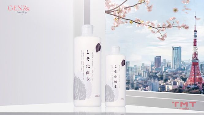 Nước cân bằng Nhật cho da dầu Chinoshio Dokudami chiết xuất lá tía tô Perilla Natural Skin Lotion