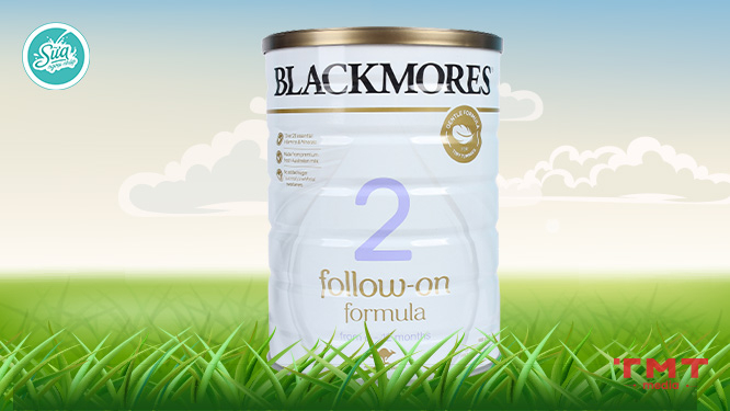 Bao bì mẫu mã của sữa Blackmores cho trẻ  6 - 12 tháng