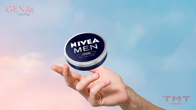 Kem dưỡng ẩm cho nam da dầu  hỗ trợ dưỡng trắng NIVEA MEN Creme 3 in 1