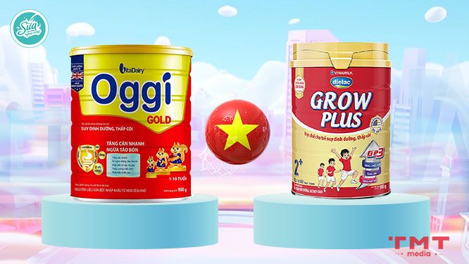 Tìm hiểu thương hiệu sữa Oggi và Grow Plus