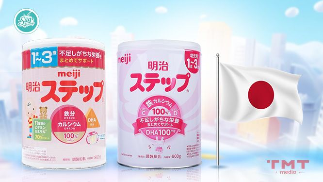 thương hiệu sữa Meiji Nhật Bản