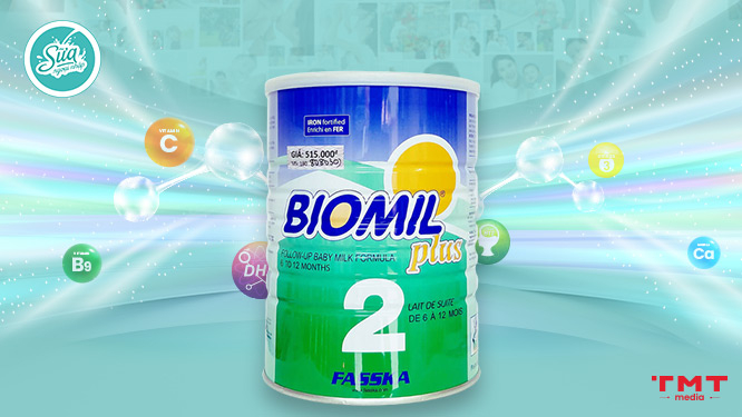 Sữa Biomil Plus số 2 của Bỉ 