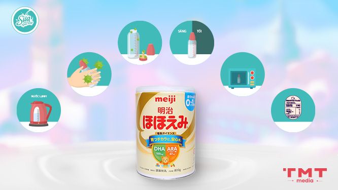 Nguyên nhân trẻ sơ sinh uống sữa Meiji bị tiêu chảy, đi ngoài